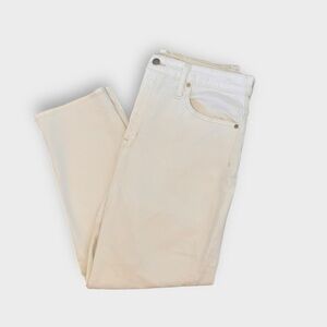 Madewell Classic Straight Jeans in Bone White – Size 32